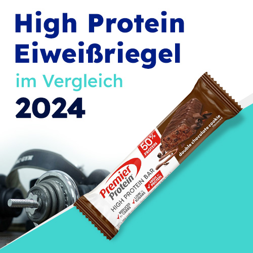 High Protein Eiweißriegel im Vergleich 2024