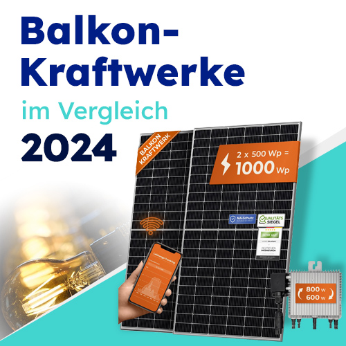 Balkonkraftwerke im Vergleich 2024