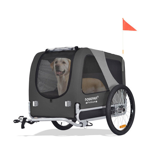 Hunde-Fahrradanhänger Doggyhut Test