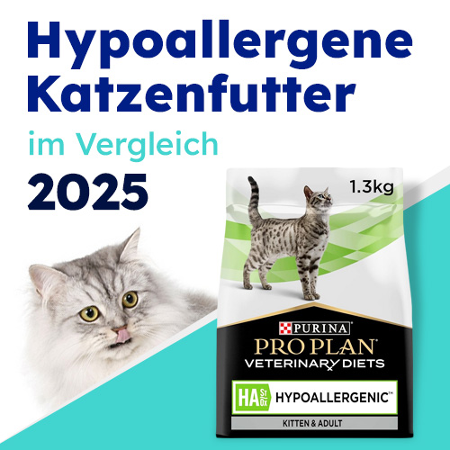 Hypoallergene Katzenfutter im Vergleich 2025