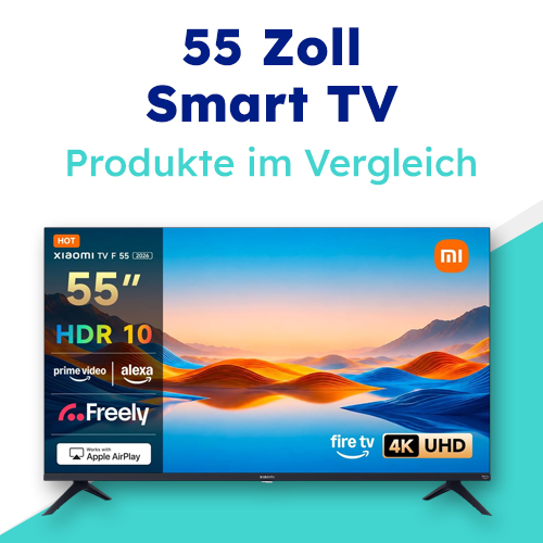 55-Zoll-Fernseher im Vergleich: 5 Modelle für Streaming und TV | Checkomio